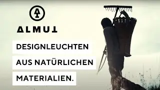 Handgemachte Designleuchten aus nat&uuml;rlichen Materialien von ALMUT von Wildheim.