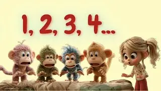 5 Little Monkeys Jumping On The Bed | Sing Along Song