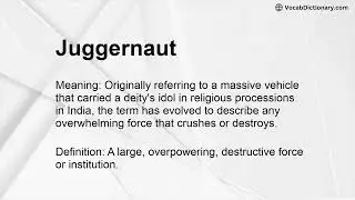 Juggernaut Meaning