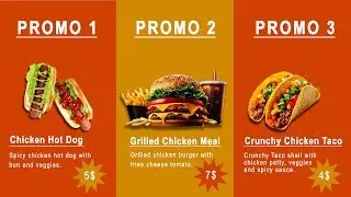 Digital menu boards for restaurants | Digital Signage #digitalmenuboard