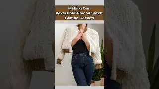 Textured Bomber Jacket You Can Actually Make #crochet tutorial #diyproject #easypattern