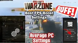COD Warzone New Season Lag Fix | Fps Boost Settings| Mid-range VRAm | Best Settings |