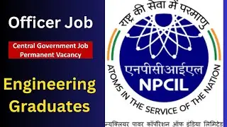 NPCIL Engineering Recruitment 2023//Executive Trainees//GATE 2021,2022,2023