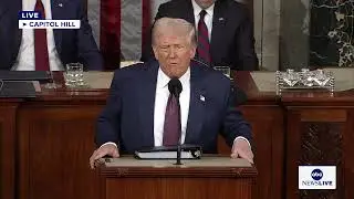 Trump addresses Congress: 'America&rsquo;s momentum is back'