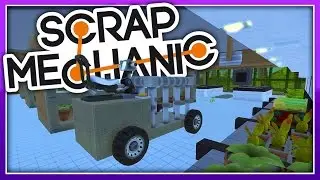 Scrap Mechanic :: Grocery Store Interior w/ Cart :: Ep. 28 :: Let's Play Scrap Mechanic