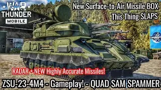 War Thunder Mobile - The Best New Surface-to-Air Missile BOX?! - ZSU-23-4M4