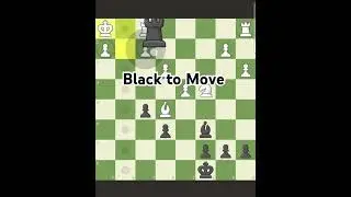 Black to Move, find the Winning Move. Chess game puzzle for you.