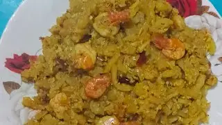 নারকেল চাল কুমড়ো ও চিংড়ির ঘন্ট(Narical chal kumro o Chingari ghanto)