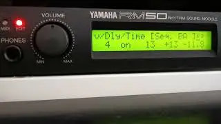 yamaha rm50 drum computer - playing around from the front panel