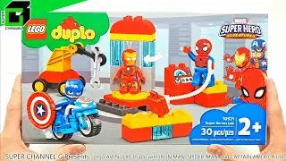 AVENGERS LEGO duplo UNBOXING and REVIEW! With IRON MAN, SPIDER-MAN, and CAPTAIN AMERICA