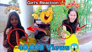 Girl's Reaction 🤩! Making Girl's Smile🤣! Hand reaction 🥰! @Teddy4U