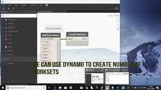 How to create workset in revit using dynamo