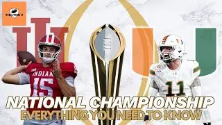 EVERYTHING YOU NEED TO KNOW ABOUT THE COLLEGE FOOTBALL CHAMPIONSHIP GAME I MIAMI VS INDIANA