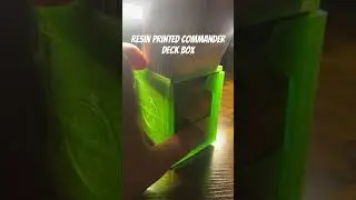 FULLY Customizable 3d printed commander deck box! #magicthegathering