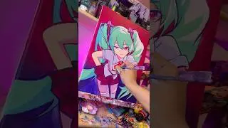 Rotten Girl Miku Painting (GLOWS) #hatsunemiku #painting #art #illust