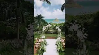 Paliku Gardens Wedding at Kualoa Ranch  #wedding #elopement #hawaiiwedding