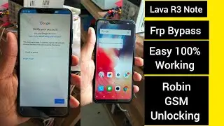 Lava R3 Note Frp Bypass 100% Working Easy Unlock Android Frp Unlock Google Account  #Lava_Unlock
