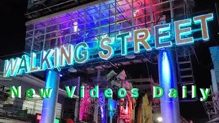 8K World Famous Walking ST Pattaya Thailand Night Walk June 16 2023