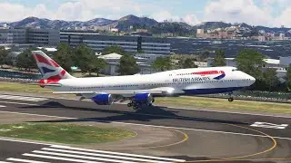 The Smoothest Takeoff You'll See Today ✨Boeing 747 Antonio Carlos Airport