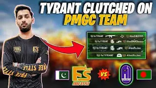 TYRANT CLUTCHED ON PMGC TEAM (A1 ESPORTS) 🔥 | FS TYRANT 🇵🇰 1V3 ON A1 ESPORTS 🇧🇩 | PMPL SA SCRIMS