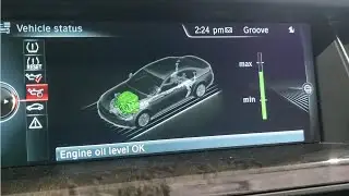 HOW TO CHECK ENGINE OIL LEVEL FOR BMW MODELS WITHOUT A DIPSTICK  #idrive #bmwconnected #oillevel