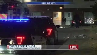 3 people shot in Little Rock