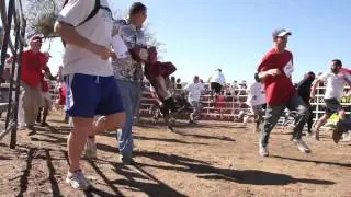 Running with the Bulls in Cave Creek Az. with CLN