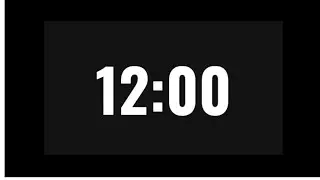 12 minutes timer #study timer 