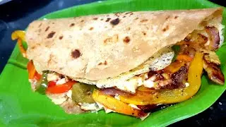 చాలా సింపుల్ గా ఇంట్లో లో street style veg wrap | street style veg wrapa at home | veg wrap