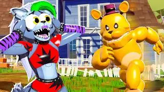 Roxanne Wolf Plays Hello Neighbor Fredbear