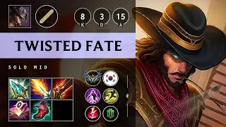 Twisted Fate Mid vs Sylas - KR Challenger Patch 25.S1.3