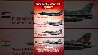F-35 vs F-16 vs Tejas Mk2 vs JF-17 | High-Tech vs Budget Fighters Explained