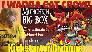 Munchkin Big Box - How Big is it!? - Kickstarter Critique Review