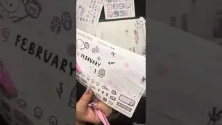 Планировщик Common A5 Sterling Ink на февраль, ежемесячная настройка от The Coffee Monsterz Co!