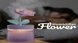 2024 Humidifier Portable USB Ultrasonic Colorful Cup Aroma Diffuser Cool Mist Maker Flower