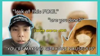 NCT johnny and mark acting like chaotic siblings on Instagram live