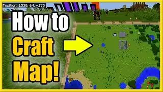 How to Make a Map in Minecraft Survival Mode (Recipe Tutorial)