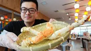 日本東京築地市場帝王蟹瘋狂吃到飽~這樣的吃法很可以唷eat king crabs at Tsukiji Market in Tokyo, Japan~This is a great eat(美食吃漢)
