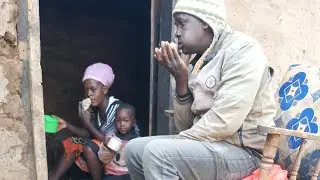 This is rural Kathiga village#Happy family living simple life#African life
