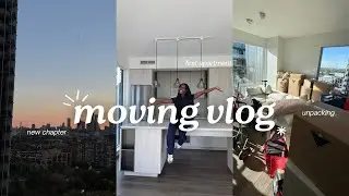 Realistic Moving Vlog | Moving to Toronto, Shopping, Unpacking, Settling in