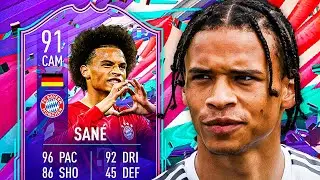 THIS CARD IS InSan&eacute;! 😅 91 FUT BIRTHDAY SANE PLAYER REVIEW! - FIFA 21 Ultimate Team