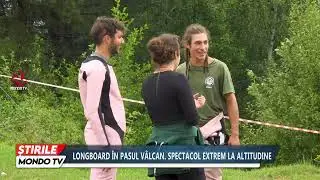LONGBOARD &Icirc;N PASUL V&Acirc;LCAN  SPECTACOL EXTREM LA ALTITUDINE