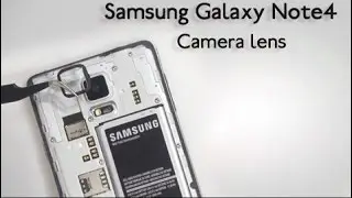 How to replace the cracked Samsung Galaxy Note 4 camera lens & ring in one minute?