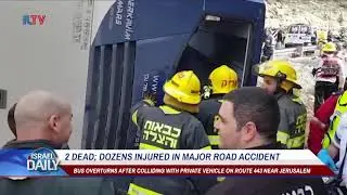 2 dead; dozens injured in major road accident near Jerusalem
