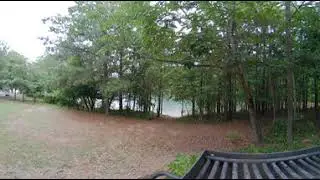 Shady Grove Campground - Site 74 - Lake Lanier inlet and campsite panorama 360 VR 4K