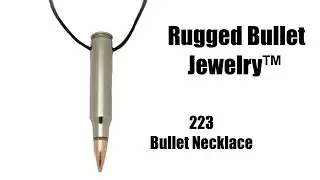 Bullet Jewelry: Real 223 Dummy Bullet Necklace