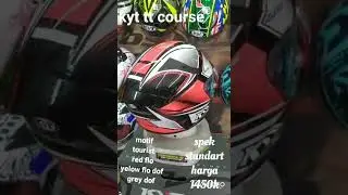 kyt tt course motif tourist, red flo, yellow flo dof, grey dof