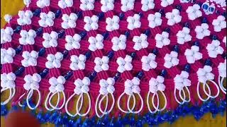 Macrame toran flower new design 2025