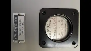 HP 803A VHF Bridge Impedance And Angle 1955 test and teardown