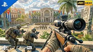 (PS5) Secret CIA Sniper Mission in Cuba | Realistic ULTRA Graphics Gameplay [4K 60FPS] Call of Duty